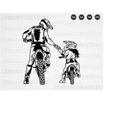 Father and Daughter Motocross Svg| Motocross svg| Father, Daughter Svg| DadLife KidLife Motocross Svg| Dad and Daughter|