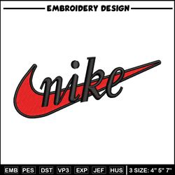 Nike red logo embroidery design, Nike embroidery, Nike design, Embroidery file,Embroidery shirt, Digital download