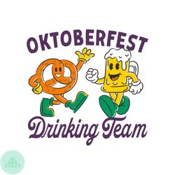 Retro Funny Oktoberfest Drinking Team SVG Download
