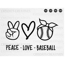 Peace Love Baseball SVG| Baseball SVG, Baseball Stitch svg| Baseball Tshirt, baseball kids shirt svg, peace love basebal