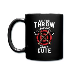 axe throwing gift, axe throwing mug, axe throwing mugs