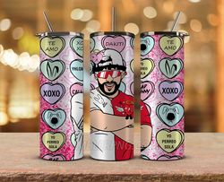 Valentine Tumbler PNG, Valentines Tumbler Wrap, Valentine Gift Sublimation 48