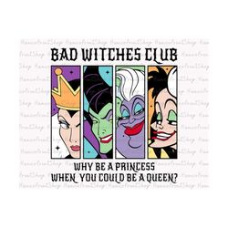 Bad Witches Club PNG, Bad Girls Png, Villain Gang Png, Villains Wicked Png, Halloween Villains Png, Bad Girls Png, Hallo