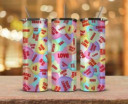 Valentine Tumbler PNG, Valentines Tumbler Wrap, Valentine Gift Sublimation 27