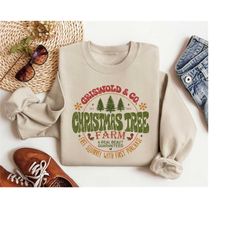 Griswold Co Tree Farm Christmas Sweatshirt ,Christmas Tree Farm Shirt, Family Vacation Shirt, Christmas Family Tee, Gris