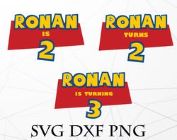 Ronan SVG, Bundles Toy Story SVG, PNG,DXF, PDF, JPG...