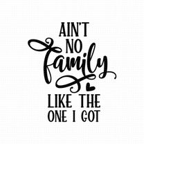Ain't No Family Like The One I Got Svg Png Eps Pdf Files, Family Reunion Svg, Family Quotes Svg, Family Love Svg, Family