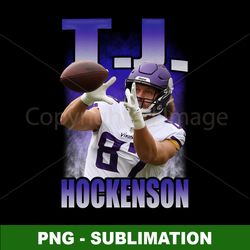 TJ Hockenson Bootleg - Exclusive PNG Sublimation Digital Download - Elevate Your Style and Be the Ultimate Superfan