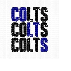 Colts SVG, Colts Grunge SVG, Colts PNG, Digital Download, Cut File, Sublimation, Clipart (includes svg/dxf/png/jpeg file