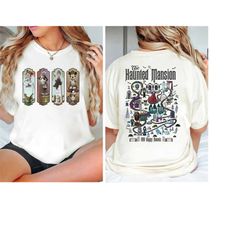 Haunted Mansion Shirt, The Haunted Mansion Map Comfort Color Shirt, Retro Disney Halloween Shirt, Stretching Room Shirt,