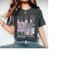 P!nk Pink Singer Summer Carnival 2023 Tour Comfort Colors Shirt , Trustfall Album Shirt, Pink Tour Shirt, Music Tour 202