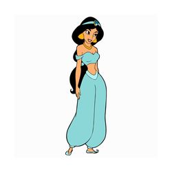 Jasmine PNG, Jasmine Princess PNG, Aladdin character PNG, indian princess Instant download