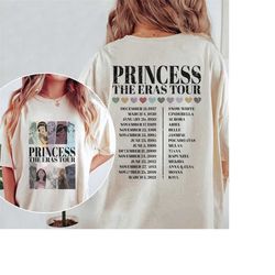 Princess Eras Tour Shirt, Disney Princess Tour Tee, Disney Princess Characters Shirt, Disney Girl Trip Shirt, Disneyland