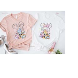 Disney Watercolor Castle T-Shirt, Mickey & Friends Shirt, Disney Castle, Disney Trip Shirt, Disney Family Shirt, Family