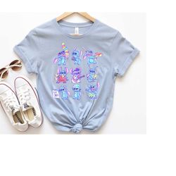 Disney Stitch Shirt, Disney Figures Shirt, Summer Mode Shirt, Family Vacation Shirt, Disney Trip Shirt, Cute Stitch Shir