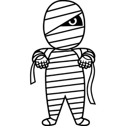 Mummy Png, Halloween Png, Spooky Png, Spooky Season, Halloween logo Png, Happy Halloween Png, Png file