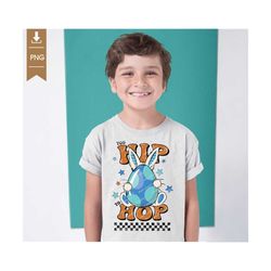 Too Hip to Hop PNG , Boy easter png, Easter bunny png , stars png, easter egg png , Easter Sublimation Design ,Png digit