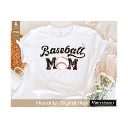 Baseball mom PNG , Sublimation design , Baseball shirt png, Vintage Sublimation ,Mama Shirt Design , sport mom png , Dig