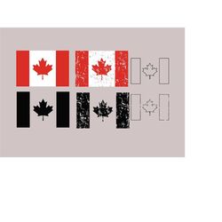 FLAG of CANADA SVG, Canadian Flag Svg Cut files for Cricut, Canada cut files, Maple Leaf Svg