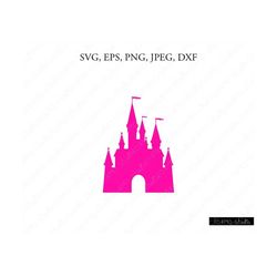 Castle SVG, Castle, Castle Clipart, Castle Cut Files, Princess Svg, Princess Castle Svg, Princess, Cricut, Silhouette Cu