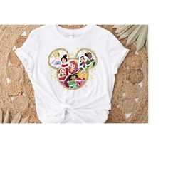 Princess Christmas Shirt, Disney Princess Shirt, Princess Mickey Head, Team Princess Shirt, Princess Squad Shirt