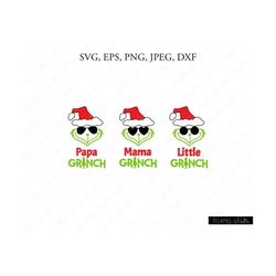 Christmas SVG, Grinch Svg, Christmas Villain SVG, Christmas Svg, Christmas Clip Art, Christmas Cut Files, Bow, Cricut, S