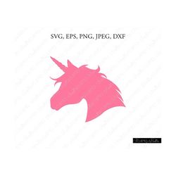 Unicorn SVG, Unicorn Head Svg, Unicorn Clipart, Unicorn Head SVG, Unicorn Cut Files, SVG Files, Cricut, Silhouette Cut F