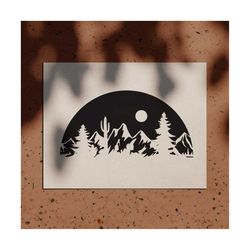 Mountain SVG,Adventure SVG,Decal,Mountains And Trees,Compass SVG,Mountains svg,Cut Files,Cricut Silhouette,Digital Downl