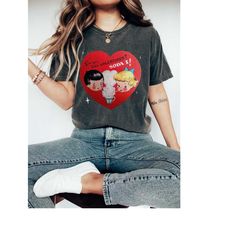 Retro Valentines Day Shirt, Valentines Day Gift For Her, Vintage Valentine Tshirts, Comfort Colors Shirts, Mid Century M
