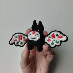 Miniature Crocheted Bat animal toys amigurumi mini toys mini animals halloween