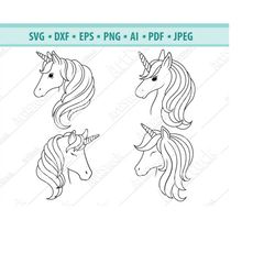 Unicorn SVG File, Magical Unicorn Svg, Unicorn Clipart, Unicorn face svg, Unicorn Party Svg, Unicorn Svg, Unicorn Portra