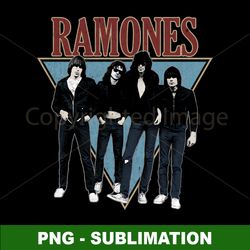 Ramones Vintage Style Sublimation PNG Download - Classic Fan Art for Rock n Roll Rebels