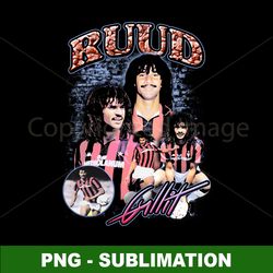 Ruud Gullit - Football Legend - High-Quality Sublimation PNG Digital Download