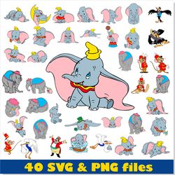 Dumbo SVG Bundle Disney, Dumbo Bundle PNG, Dumbo Bundle Disney SVG Cricut, Disney Bundle PNG, Dumbo Vector svg png