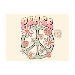 Peace PNG-Groovy Sublimation Digital Design Download-groovy girl png, retro png, peace sign png, peace and love png, gro