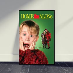 Home Alone Movie Poster Movie Print, Wall Art, Room Decor, Home Decor, Art Poster For Gift, Living Room Decor