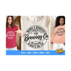 Mama's Boobery Brewing Co SVG, Always on Tap Svg, Brewing Co svg, Mamas Boobery svg file for Cricut, Digital Download