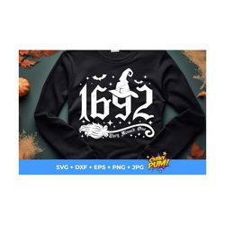 1692 They Missed One SVG, Png, Retro Salem Massachusetts Svg, Halloween Svg, Vintage Witches Shirt Design
