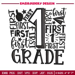 Grade 1 embroidery design, Logo embroidery, Embroidery file, Embroidery shirt, Emb design, Digital download