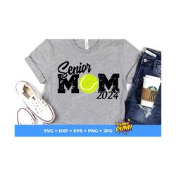 Senior Mom Tennis 2024 SVG, Distressed mom, Tennis Mom SVG, Tennis cut files, Senior mom 2024 svg, Senior 2024 svg, Inst
