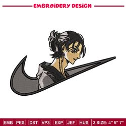 Eren x nike embroidery design, Aot embroidery, Embroidery file, Embroidery shirt, Nike design, Digital download