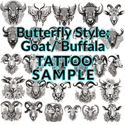 BUTTERFLY Butterfly Bufolu Tattoo PNG Files, Digital Download More 50 pictures