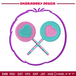 Lollipop circle embroidery design, Lollipop embroidery, Embroidery file, Embroidery shirt, Emb design, Digital download