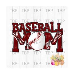 baseball design png, baseball mom dark red png, baseball sublimation design, baseball png 300dpi , baseball shirt design