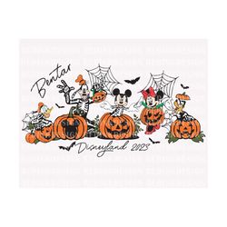 Halloween Mouse And Friends PNG, Halloween Png, Halloween Pumpkin Png, Spooky Season Png, Trick Or Treat Png, Halloween