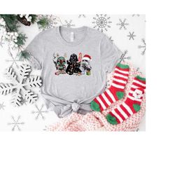 Star Wars Christmas Shirt, Baby Yoda Christmas Shirt, Darth Vader Christmas Tee, Funny Christmas Shirt, Christmas Tee, D