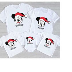 Disney Christmas Shirt, Mickey Christmas Shirt, Minnie Family Shirt, Christmas Trip Shirt, Disneyland Christmas, Disneyw