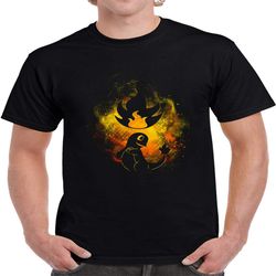 Fire Pokemon Neon Splash T Shirt