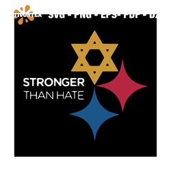 Stronger than hate svg
