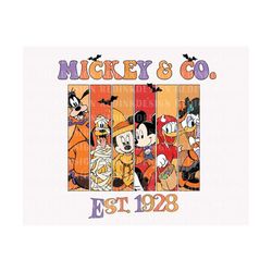 Halloween Mouse And Friend PNG, Retro Halloween Png, Spooky Season Png, Trick Or Treat Png, Halloween Masquerade, Hallow